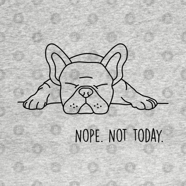 Nope Not Today Shirts for Women, Men and Kids, Sarcastic quote by Happy Lime